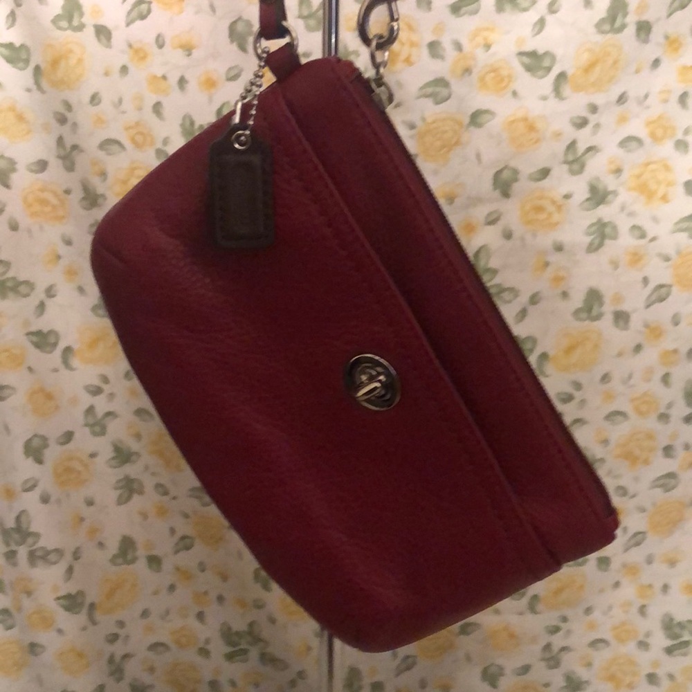Coach Leather Wristlet